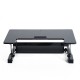 Table portable pour ordinateur – couleur noire.