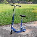 Electric scooter foldable with handlebar and ...