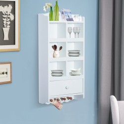 Pendant shelf with 6 shelf shelves + 1 drawer ...