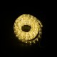 HomCom Cadena Luces LED de Alambre Impermeable Decoración para Navidad Blanco Calido 20M