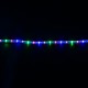 Chaîne homcom led lumières imperméable fil décoration pour Noël lumière multicolore 10m