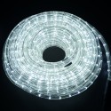 HomCom Cadena Luces LED de Alambre Impermeable Decoración para Navidad Blanco Frio 10M