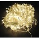 LED lights illumination 50 m white warm color