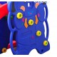 Swing con scivolo e canestro da basket per bambini - plastica - 167x164x120cm