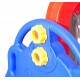 Balanço com slide e cesta de basquete para crianças - plástico - 167x164x120cm