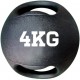 MEDICINAL BALL RUBBER WITH GRIPS - 3 KG / 4 KG