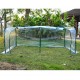 Outsunny transparent greenhouse for garden or terrace - steel, plastic and polyethylene - 200x100x80 cm