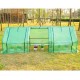 Homcom Invernadero Pequeño con Ventanas - Color Verde - Tubos de Acero y PE 140 g/m2 - 270x90x90cm