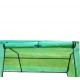 Homcom Invernadero Pequeño con Ventanas - Color Verde - Tubos de Acero y PE 140 g/m2 - 270x90x90cm
