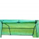 Homcom small greenhouse with windows - green color - steel tubes and pe 140 g/m2 - 270x90x90cm