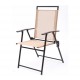 Mobilier pour jardin ou terrasse comprend 1 table + 4 chaises + 1 parasol - couleur crème