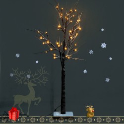 Arbol de Navidad Decoracion con Cuerda 32 Luces LED ...