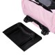 Carrinho de cão de transporte 2 em 1 carrinho de mochila 36x30x49 cm animais de estimação rosa