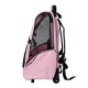 Transportin Carrito Perro 2 en 1 Mochila Carrito 36x30x49 cm Mascotas ROSA