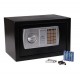 Homcom electronic safe black solid steel 31x20x20 cm