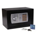 Homcom electronic safe black solid steel 31x20x20 cm