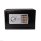 Homcom electronic safe black solid steel 31x20x20 cm