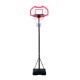 Canasta De Baloncesto Sobre Ruedas Con Soporte Ajustable Canasta Con Red Y Panel