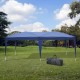 Outsunny gazebo flag for garden camping party tent events wedding - blue color - 6x3m