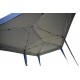 Drapeau de gazebo pour jardin camping soirée mariage - couleur bleue - 6x3m