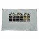 Parois latérales extérieures avec fenêtre de tente blanche oxford 3x2m