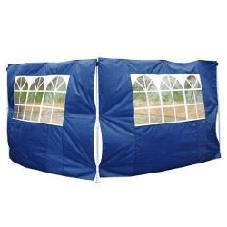 Outsunny Seitenwände für blauen Pavillon Oxford 3x2m