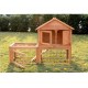 Gabbie per galline - legno naturale - 133.3 x 62.2 x 99cm