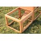 Cages pour poules - bois naturel - 133,3 x 62,2 x 99cm