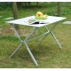 Klapptisch camping - Aluminiumblech - 116x70x69cm