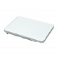 Outsunny pieghevole e tavolo da campeggio aglio da 47.5 a 64 cm - colore bianco - alluminio e mdf - 60x45x64cm