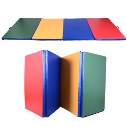Folding gymnastics mattress in 4 parts for Yoga/Gymnasium 245x120x5cm