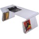 Mesa lateral mesa plexiglass mesa acrílico café mesa 98x43x39 cm