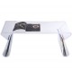 Table de table plexiglass table de café acrylique 98x43x39 cm