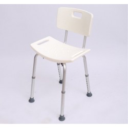 Silla Ducha Aluminio Ayuda Baño Taburete Banqueta Regulable Ajustable WC Asiento