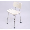 Chaise douche aluminium aide salle de bain tabouret réglable tabouret wc siège