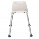 Bath chair shower stool 8 height adjustable with rubber caps