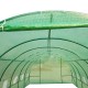 Garden greenhouse for plants and orchard - 8x3x2 m green.