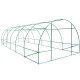 Garden greenhouse for plants and orchard - 8x3x2 m green.