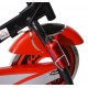 Homcom moto statique pour la filature et la fitness - acier - noir et rouge - 113x46x89cm