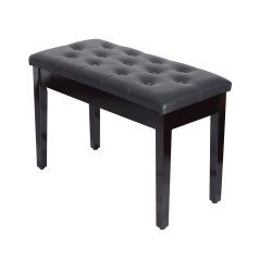 Piano stool leather bench with storage space