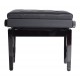 Homcom stool piano bank with adjustable height storage space