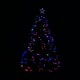 HomCom Arbol de Navidad + Luces LED Arbol Artificial Verde Φ60x120cm