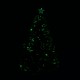 Homcom Christmas tree + lights led to artificial green tree ≈60x120cm