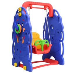 Columpio Infantil 90x120x66cm Niños 18 meses Carga Max 50Kg Parque