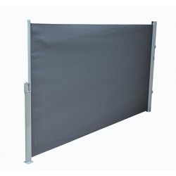 Toldo para o vento lateral paraviento cinza escuro jardim 200 x 300 cm