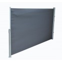 Pantalla Toldo Para Viento Lateral Paraviento Jardin Gris Oscuro 200 x 300 cm