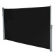 Pantalla Toldo Para Viento Lateral Paraviento Jardin Negro 160 x 300 cm