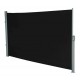 Pantalla Toldo Para Viento Lateral Paraviento Jardin Negro 180 x 300 cm