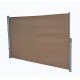 Awning for lateral wind paravent garden coffee 160 x 300 cm