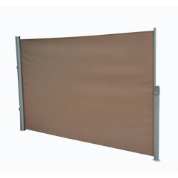Awning screen for side wind paravent garden.